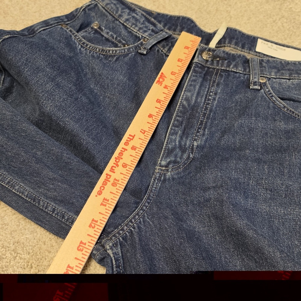 NWT Rag & Bone $368 The Sofie High Rise Ankle Wide Jeans In Dawn Jewel Size: 31‎ - Picture 10 of 10